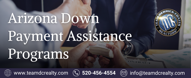 Image of 3 people completing a real estate transaction by shaking hands and transferring money.